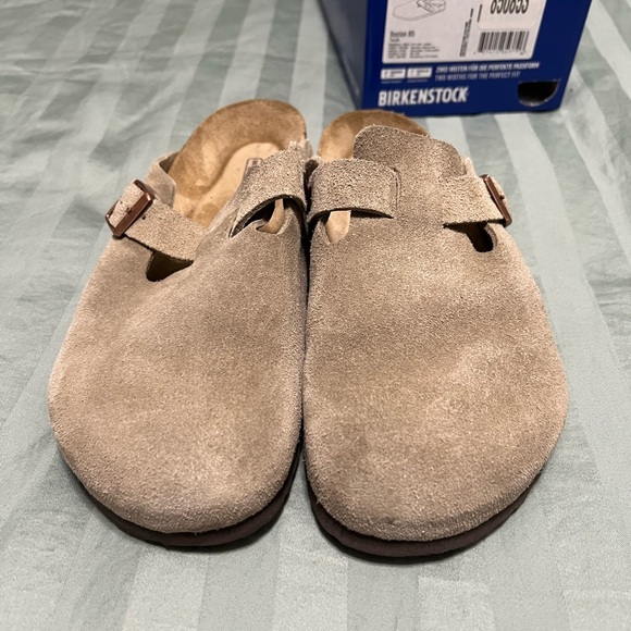 Birkenstock Boston BS Taupe 40 wide - Picture 9 of 11